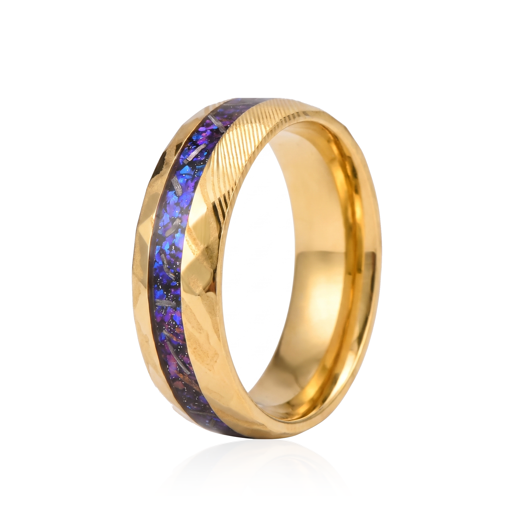 Aurora Amethyst Facet Ring