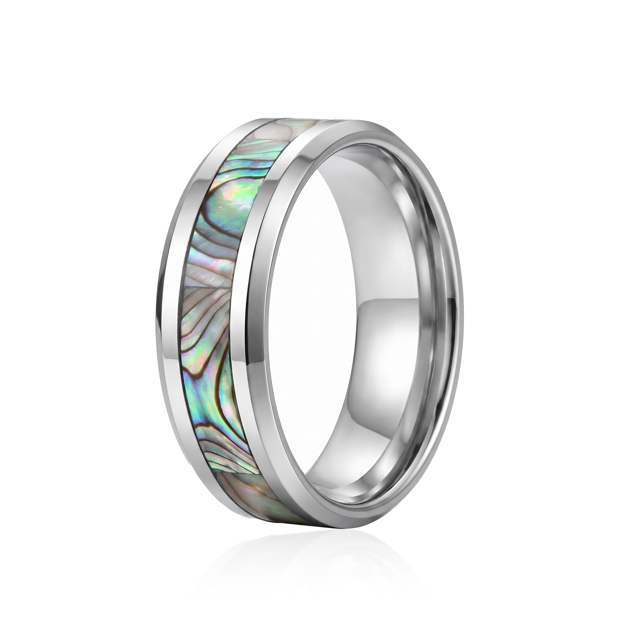 Aurora Shell Inlay Ring
