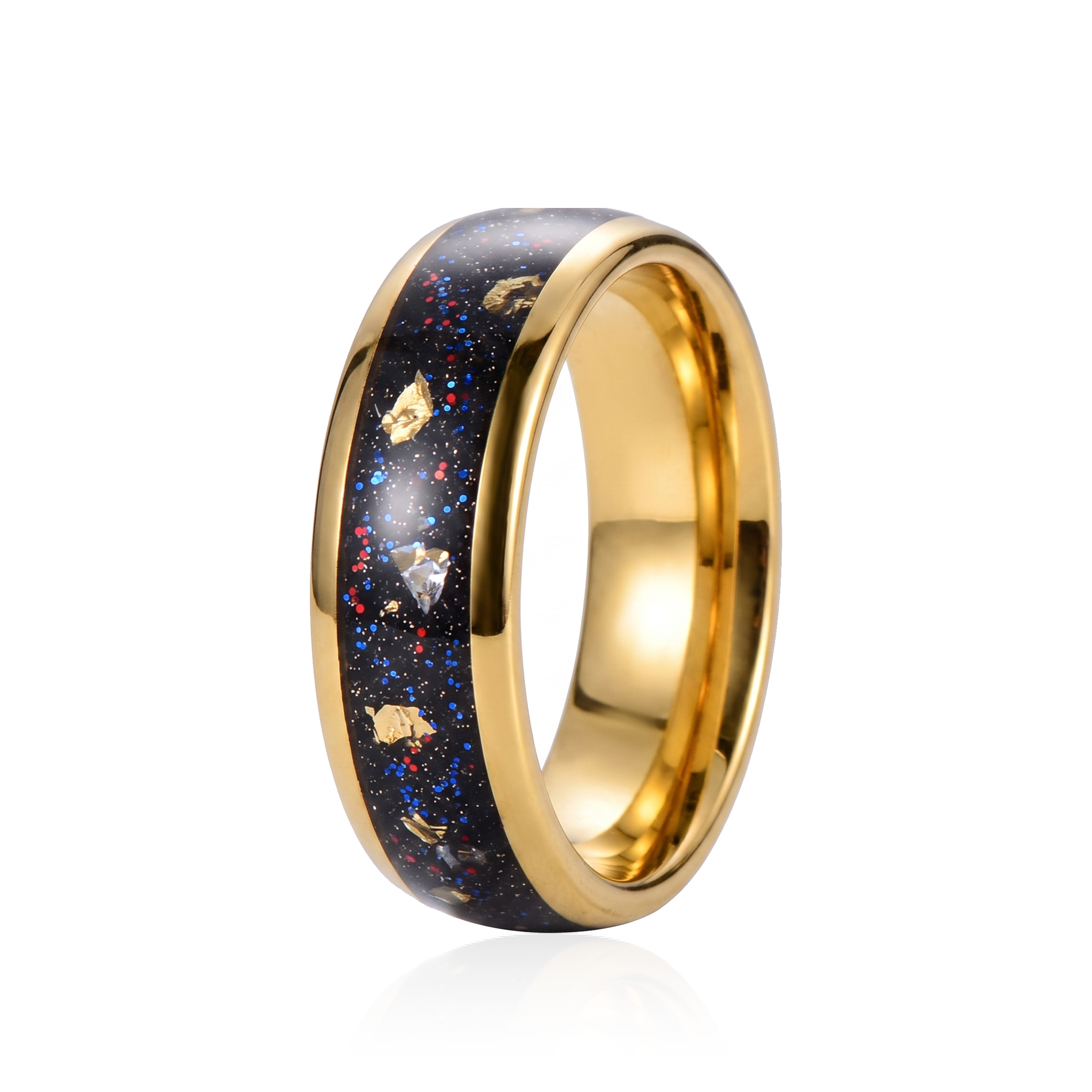 Celestial Gold Galaxy Ring