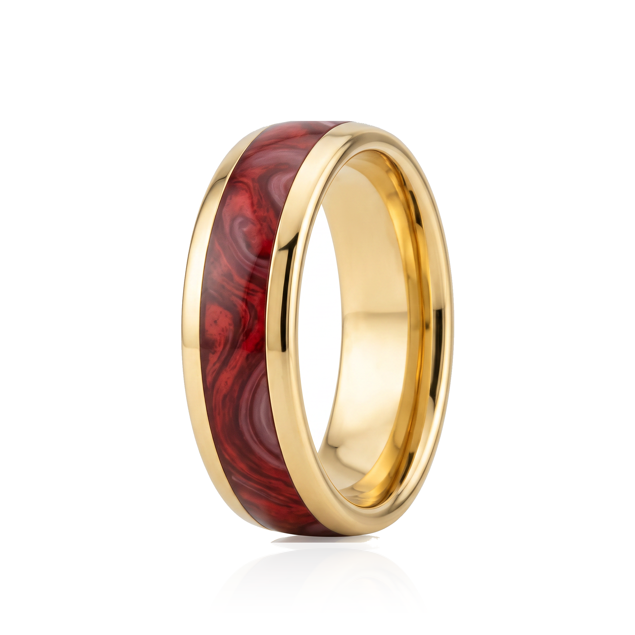 Crimson Gold Ring