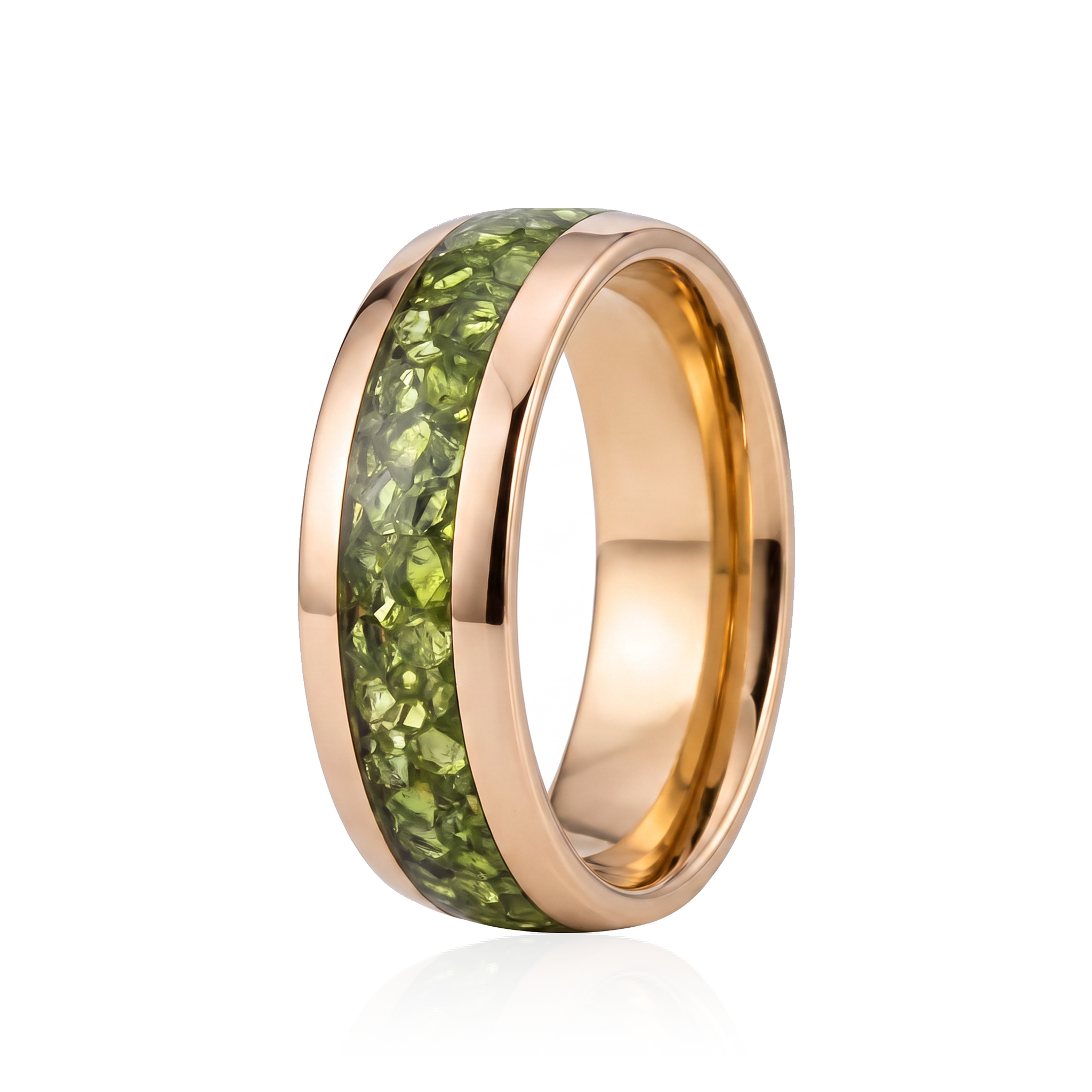 Imperial Emerald Crest Band