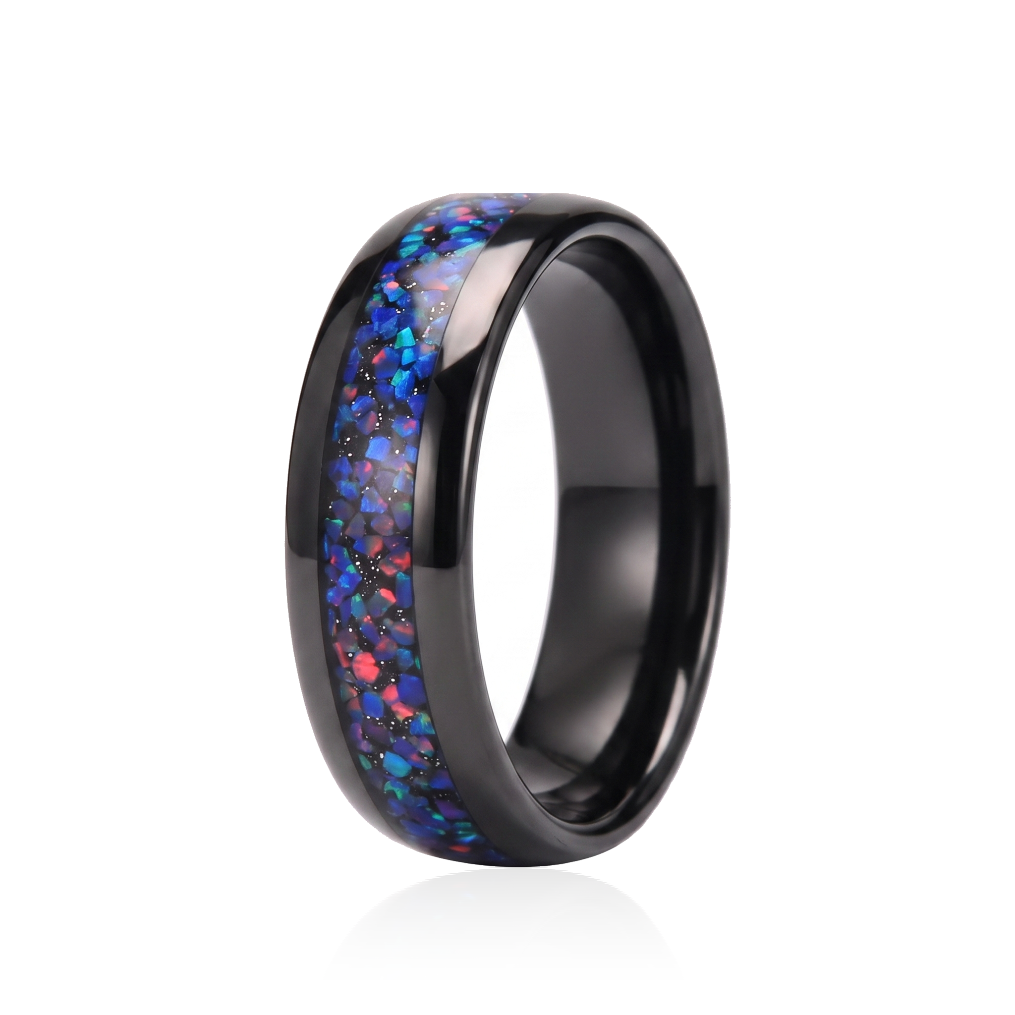 Midnight Opal Inlay Ring