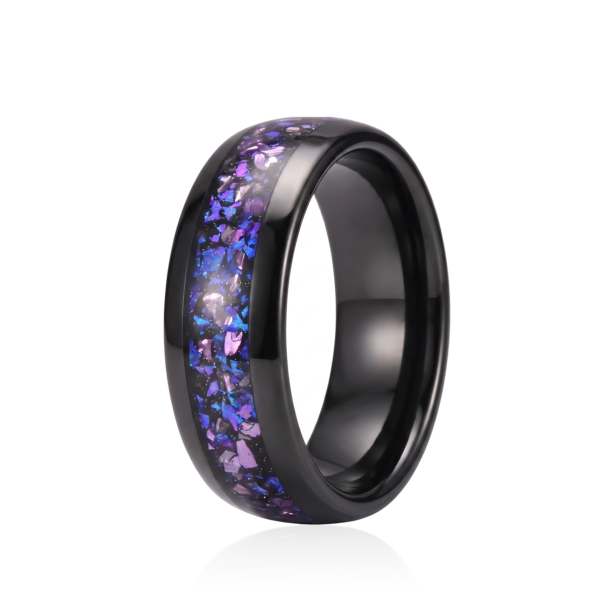 Nebula Amethyst Opal Ring