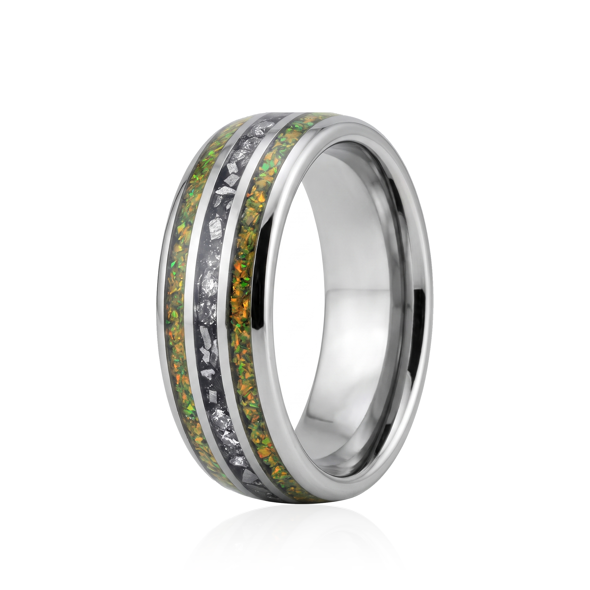 Vintage Crystal Layered Men's Ring