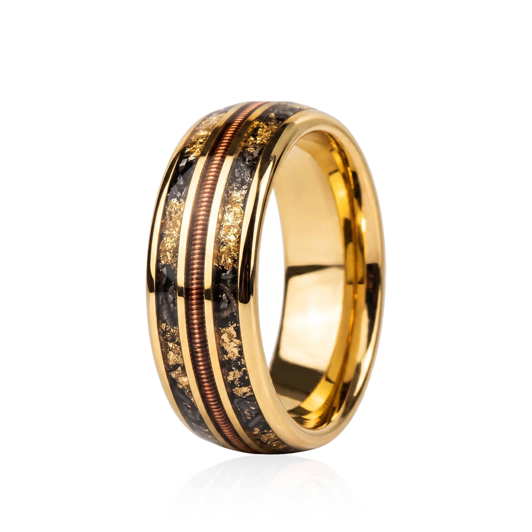 Vintage Royal Line Golden Ring